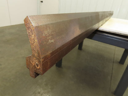 Press Brake Gooseneck Punch Die 97-1/2" Long 90° V 7/16" Finger 3-3/4" H