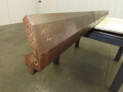 Press Brake Gooseneck Punch Die 97-1/2" Long 90° V 7/16" Finger 3-3/4" H