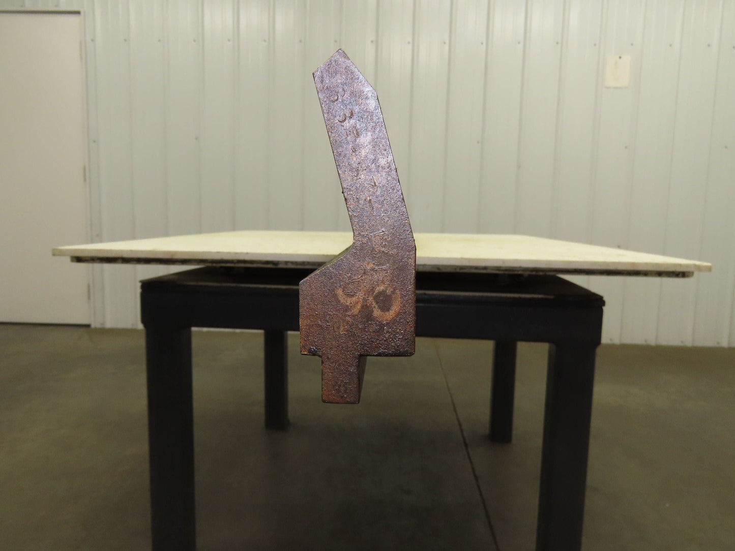 Press Brake Gooseneck Punch Die 97-1/2" Long 90° V 7/16" Finger 3-3/4" H