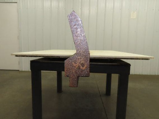 Press Brake Gooseneck Punch Die 97-1/2" Long 90° V 7/16" Finger 3-3/4" H