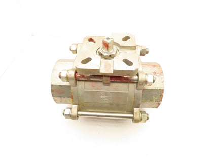 Sharpe CF8M Stainless Ball Valve 4" NPT Threaded Full Port 600psi Series 13
