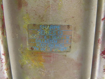 Sharpe CF8M Stainless Ball Valve 4" NPT Threaded Full Port 600psi Series 13