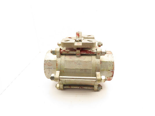 Sharpe CF8M Stainless Ball Valve 4" NPT Threaded Full Port 600psi Series 13