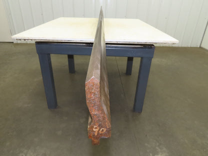 Press Brake Gooseneck Punch Die 120-1/2" Long 90° V 3/4" Finger 4-3/8" H