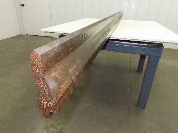Press Brake Gooseneck Punch Die 120-1/2" Long 90° V 3/4" Finger 4-3/8" H