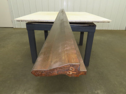 Press Brake Gooseneck Punch Die 120-1/2" Long 90° V 3/4" Finger 4-3/8" H