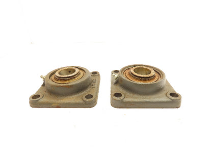 Fafnir RCJ 1-1/4 Flange Mount Ball Bearing 1-1/4" Bore 4-Bolt  Lot of 2