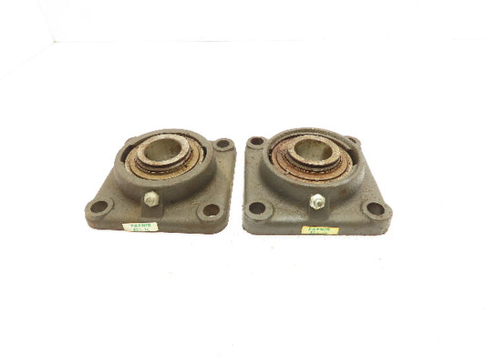 Fafnir RCJ 1-1/4 Flange Mount Ball Bearing 1-1/4" Bore 4-Bolt  Lot of 2
