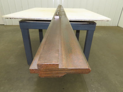 Press Brake Punch Die 121-3/4" Long 90° V 5/8" W 4-1/4" H 1/2" Tang