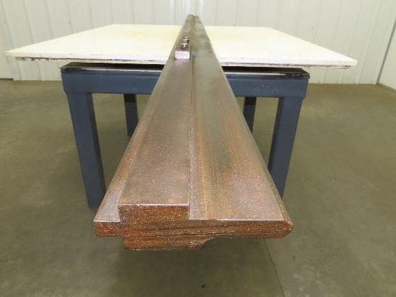 Press Brake Punch Die 121-3/4" Long 90° V 5/8" W 4-1/4" H 1/2" Tang
