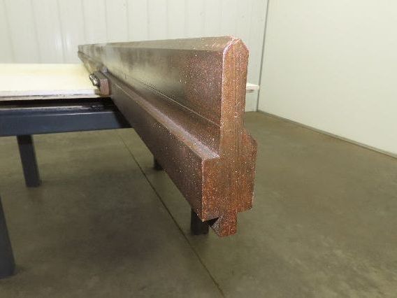 Press Brake Punch Die 121-3/4" Long 90° V 5/8" W 4-1/4" H 1/2" Tang