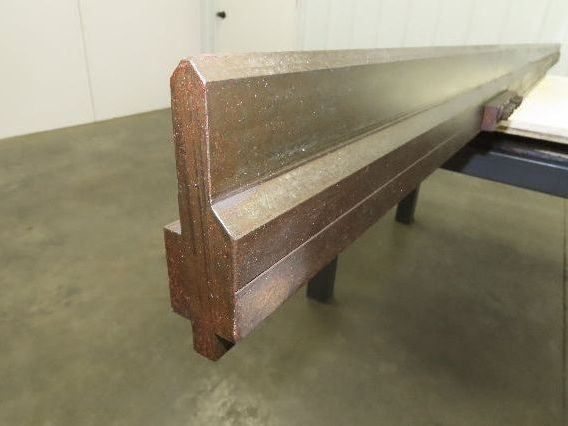 Press Brake Punch Die 121-3/4" Long 90° V 5/8" W 4-1/4" H 1/2" Tang
