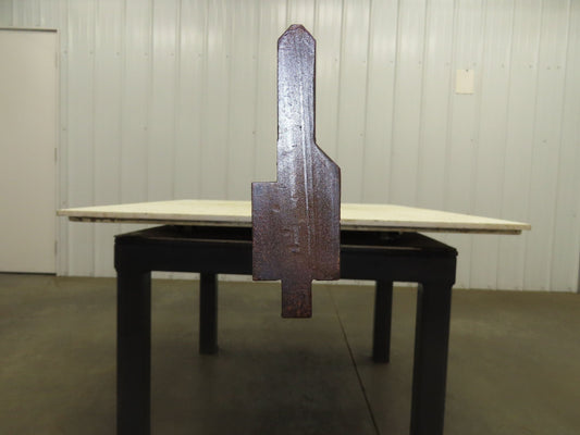 Press Brake Punch Die 121-3/4" Long 90° V 5/8" W 4-1/4" H 1/2" Tang