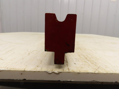 Press Brake Die 85" Long 7/16" U 9/16" W 3/8" D 1-3/4" H 1/2" Tang