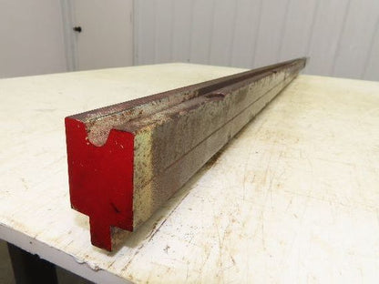 Press Brake Die 85" Long 7/16" U 9/16" W 3/8" D 1-3/4" H 1/2" Tang