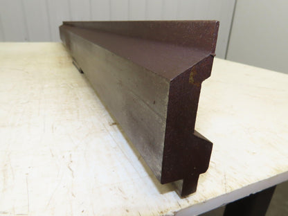 Press Brake Punch Die 49-1/16" Long 1/8" Round Nose 3-3/4" H 1/2" Tang