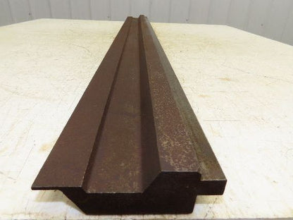 Press Brake Punch Die 49-1/16" Long 1/8" Round Nose 3-3/4" H 1/2" Tang