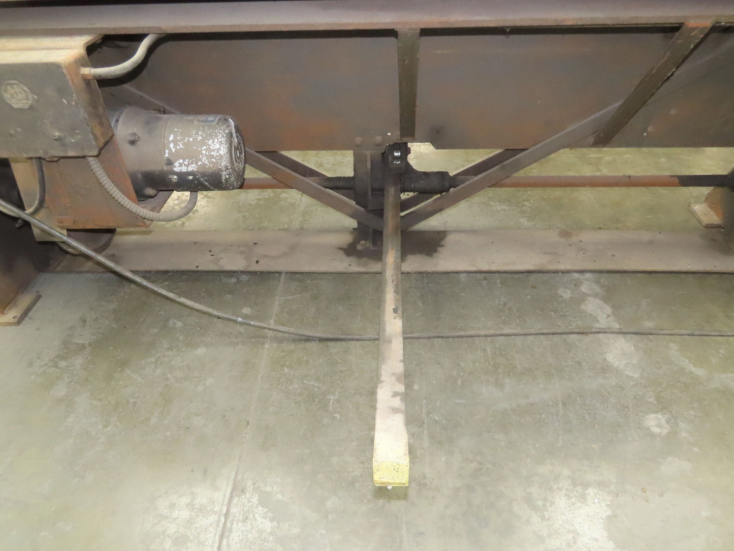184 Chicago Steel Bending Brake 8' Mechanical Power Apron Leaf Sheet Metal 3Ph