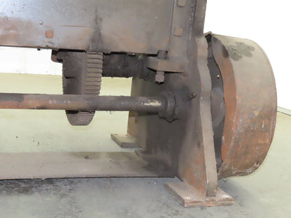 184 Chicago Steel Bending Brake 8' Mechanical Power Apron Leaf Sheet Metal 3Ph