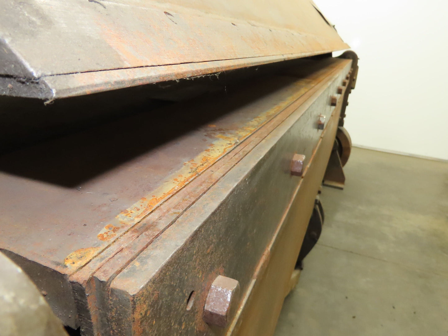 184 Chicago Steel Bending Brake 8' Mechanical Power Apron Leaf Sheet Metal 3Ph