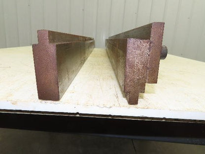 Press Brake Punch Die Set 50" Long 1/32" Offset Z Bend 1-3/32" W