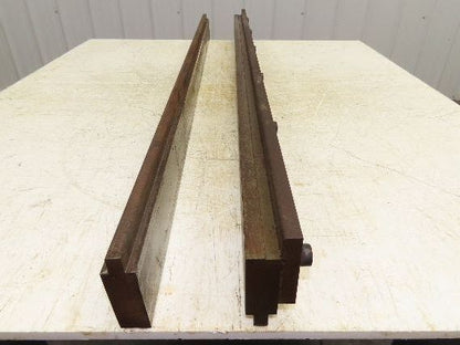 Press Brake Punch Die Set 50" Long 1/32" Offset Z Bend 1-3/32" W