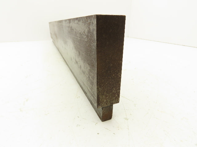 Press Brake Die Blank 28" Long 1" Wide 3-5/16" High 1/2" Tang