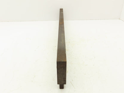 Press Brake Die Blank 28" Long 1" Wide 3-5/16" High 1/2" Tang