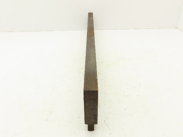 Press Brake Die Blank 28" Long 1" Wide 3-5/16" High 1/2" Tang