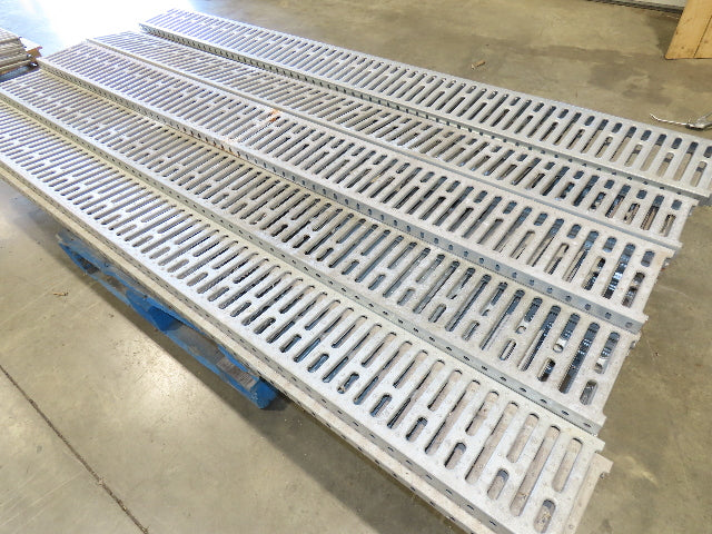 Interlake 9"x 8' Galvanized Steel Pallet Racking Deck 96"D Rack Lot of 40pcs