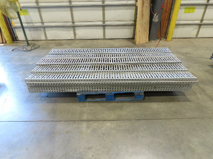 Interlake 9"x 8' Galvanized Steel Pallet Racking Deck 96"D Rack Lot of 40pcs