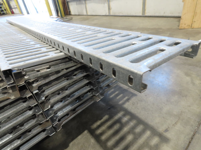 Interlake 9"x 8' Galvanized Steel Pallet Racking Deck 96"D Rack Lot of 40pcs