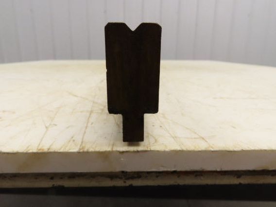Press Brake Die 52" Long 90° V 1/4" W 1/8" D 1-3/4" H 1/2" Tang