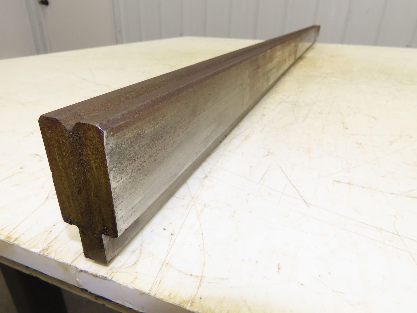 Press Brake Die 52" Long 90° V 1/4" W 1/8" D 1-3/4" H 1/2" Tang
