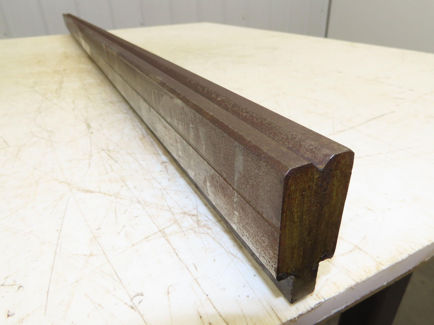 Press Brake Die 52" Long 90° V 1/4" W 1/8" D 1-3/4" H 1/2" Tang