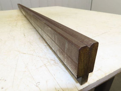 Press Brake Die 52" Long 90° V 1/4" W 1/8" D 1-3/4" H 1/2" Tang