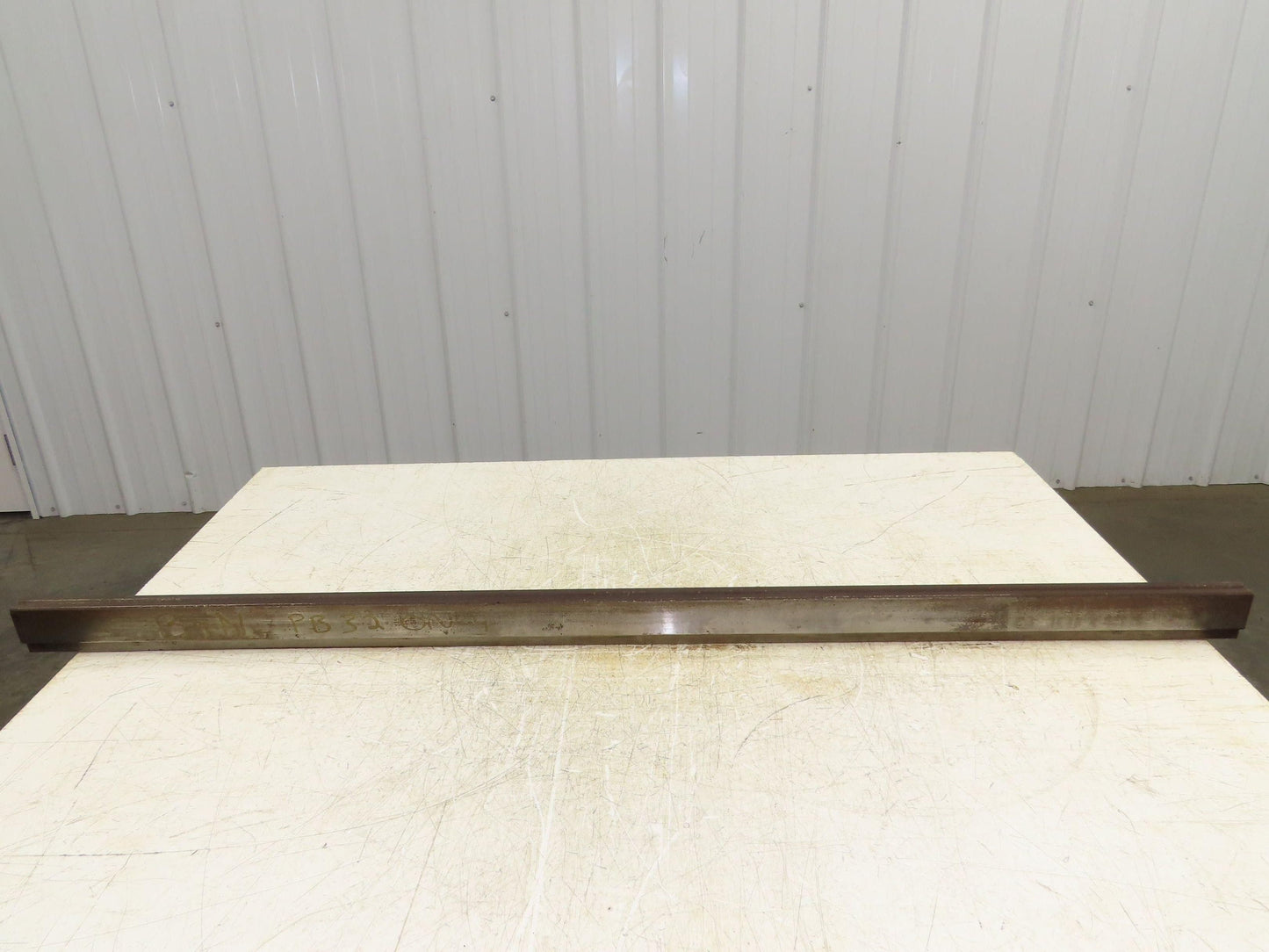 Press Brake Die 52" Long 90° V 1/4" W 1/8" D 1-3/4" H 1/2" Tang