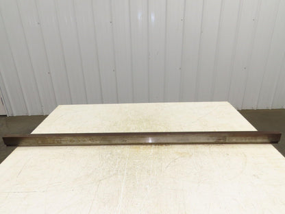 Press Brake Die 52" Long 90° V 1/4" W 1/8" D 1-3/4" H 1/2" Tang