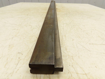 Press Brake Die 52" Long 90° V 1/4" W 1/8" D 1-3/4" H 1/2" Tang