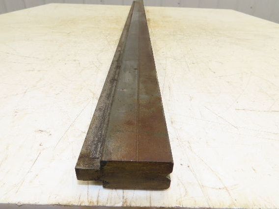 Press Brake Die 52" Long 90° V 1/4" W 1/8" D 1-3/4" H 1/2" Tang