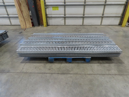 Interlake 9"x 8' Galvanized Steel Pallet Racking Deck 96"D Rack  Lot of 40pcs