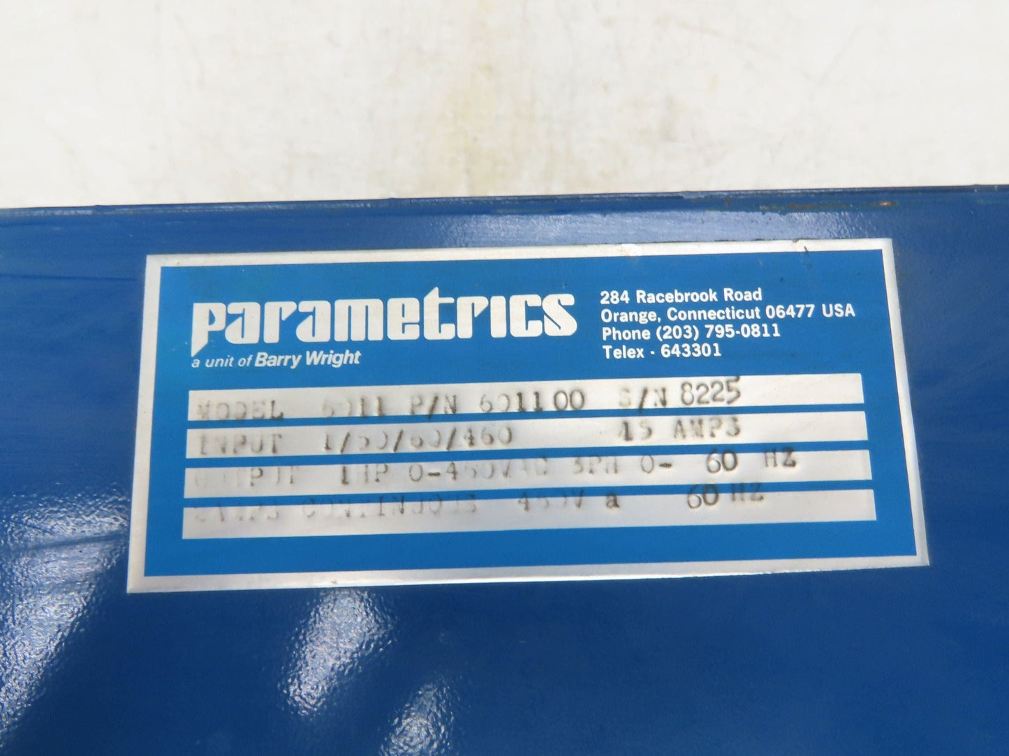 Parametrics ParaJust Electrical Enclosure Control Panel Box 14x20x6"