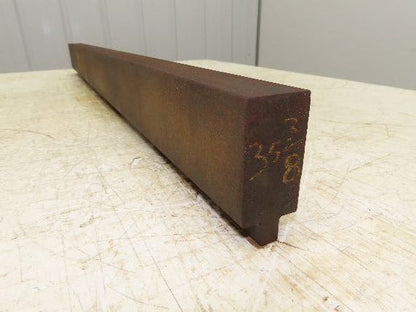Press Brake Blank Die 35-3/8" Long 2-3/4" High 1-7/16" Wide 1/2" Tang