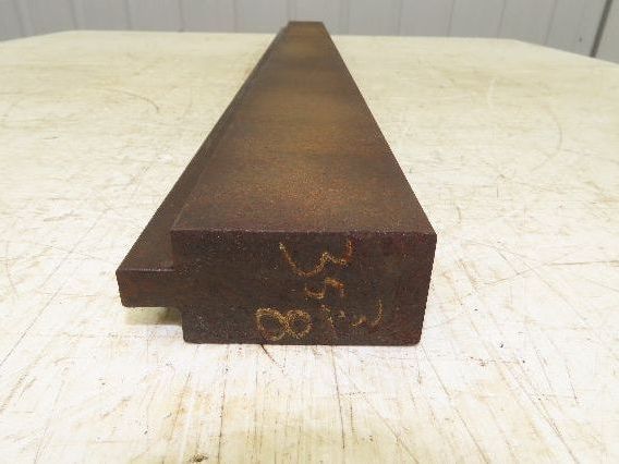 Press Brake Blank Die 35-3/8" Long 2-3/4" High 1-7/16" Wide 1/2" Tang