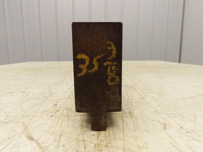 Press Brake Blank Die 35-3/8" Long 2-3/4" High 1-7/16" Wide 1/2" Tang