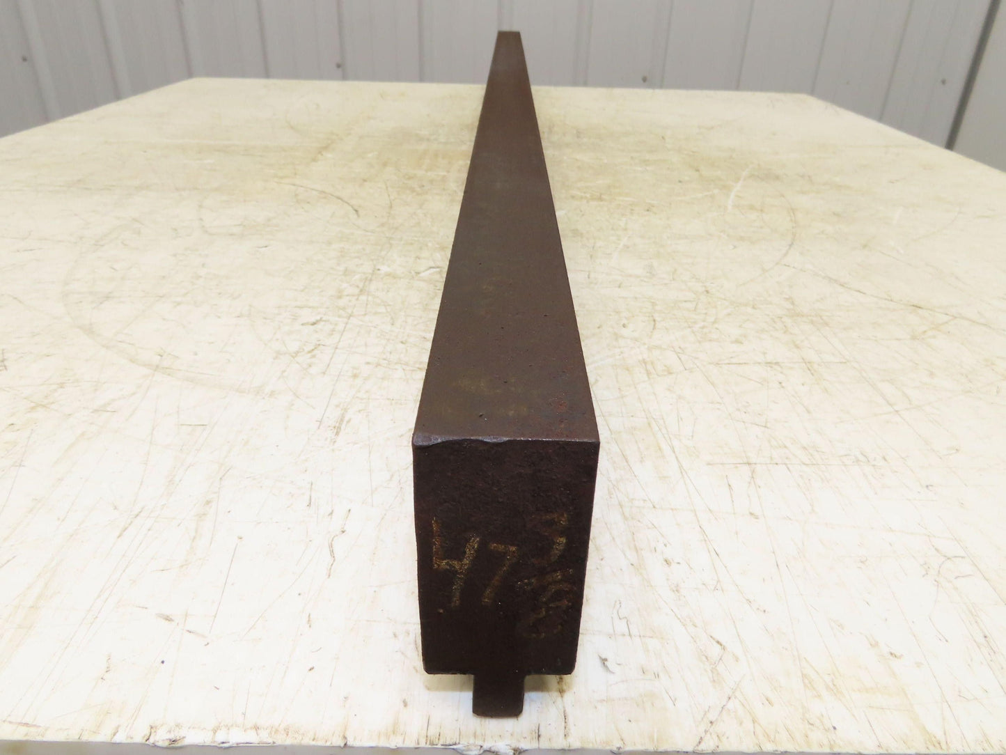 Press Brake Blank Die 47-3/8" Long 2-3/4" High 1-7/16" Wide 1/2" Tang