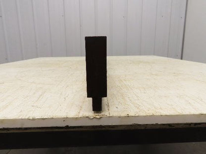 Press Brake Blank Die 72" Long 3" High 1" Wide 1/2" Tang