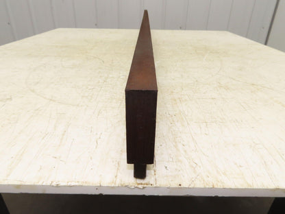 Press Brake Blank Die 72" Long 3" High 1" Wide 1/2" Tang