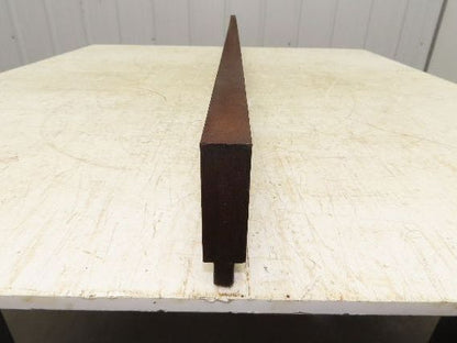 Press Brake Blank Die 72" Long 3" High 1" Wide 1/2" Tang