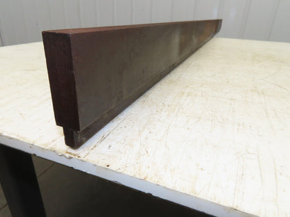 Press Brake Blank Die 72" Long 3" High 1" Wide 1/2" Tang